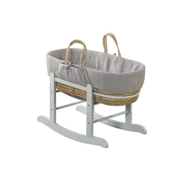 Harriet Bee Kulap Moses Basket with Bedding and Stand Wayfair.co.uk